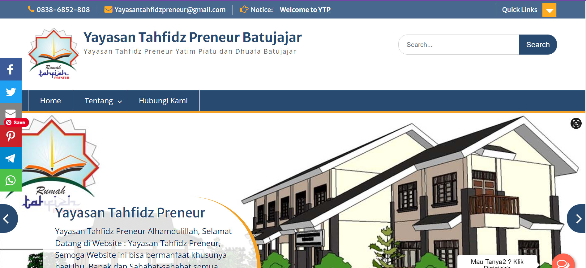 Yayasan tahfidz Preneur Batujajar
