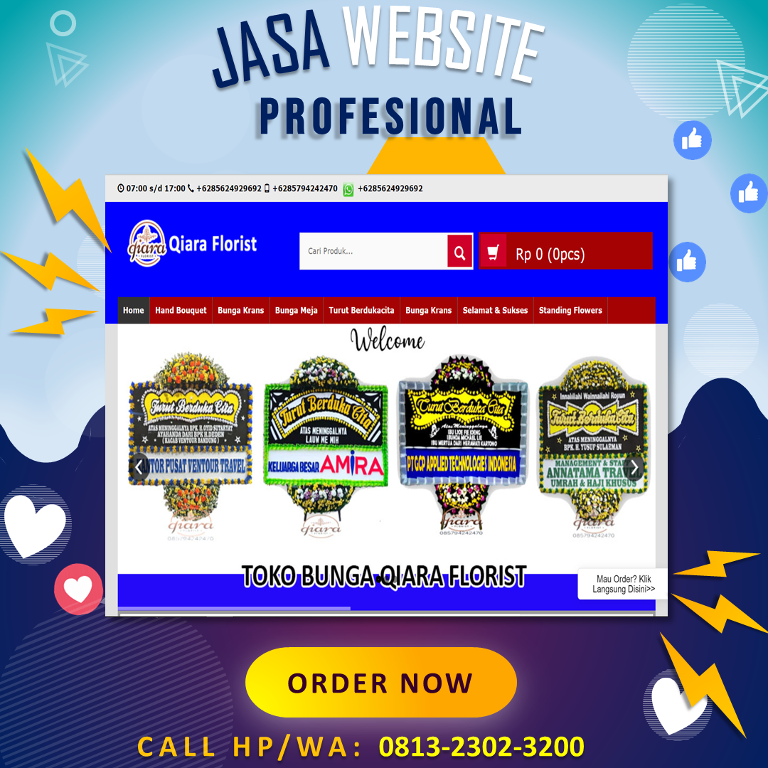 Jasa Website Toko Bunga
