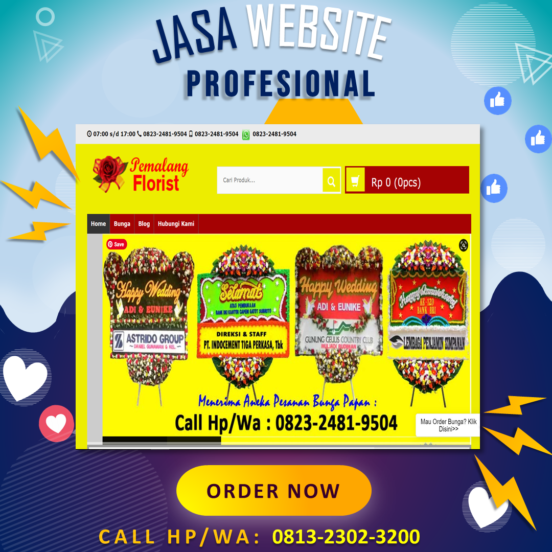 Jasa Website Toko Bunga