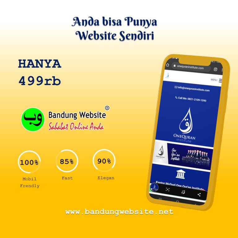 Pembuatan Website Bandung Barat Plus SEO